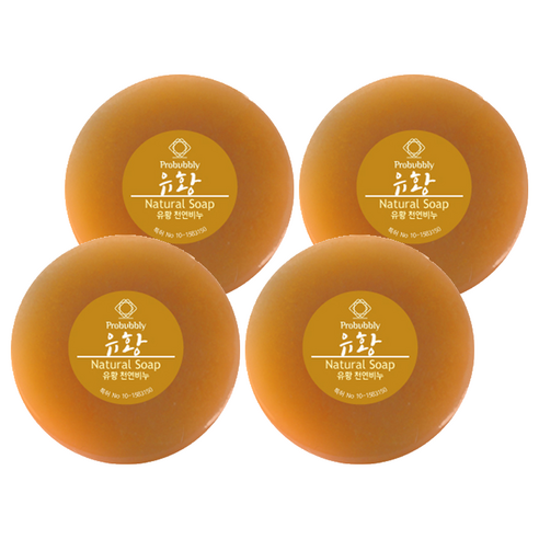 프로버블리 유황 중성 클렌징 비누, 110g, 4개