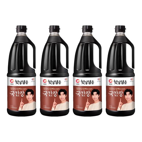 햇살담은 국간장, 1.7L, 4개