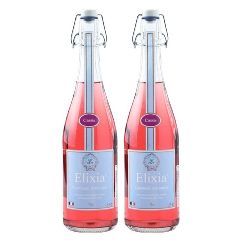Elixia 블랙커런트맛 탄산음료, 750ml, 2개