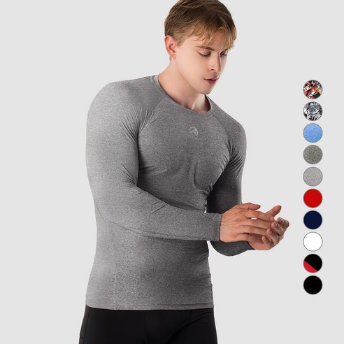 아르메데스 남성용 사계절 CDP 긴팔 언더레이어 상의 CD-141