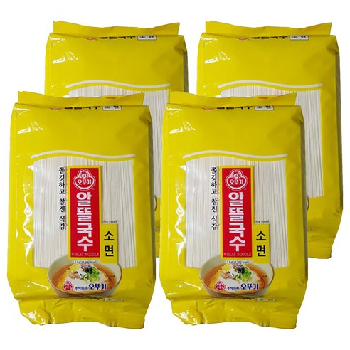 오뚜기 알뜰 국수 소면, 3kg, 4개