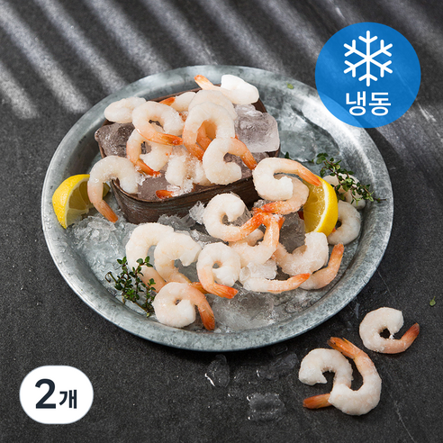 사랑해어 칵테일 새우 대 (냉동), 600g (60~85 마리), 2개