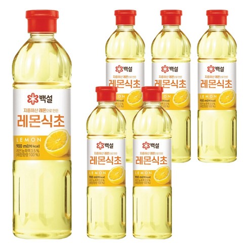 지중해산 레몬식초, 900ml, 6개