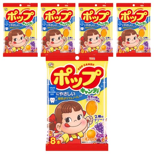 후지야 팝 캔디, 48g, 5개