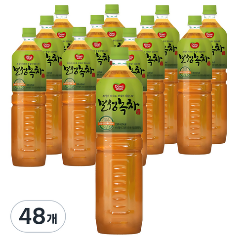 동원보성녹차 음료, 1.5L, 48개