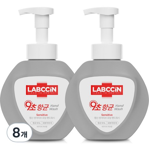 랩신 센서티브 핸드워시 본품, 500ml, 8개