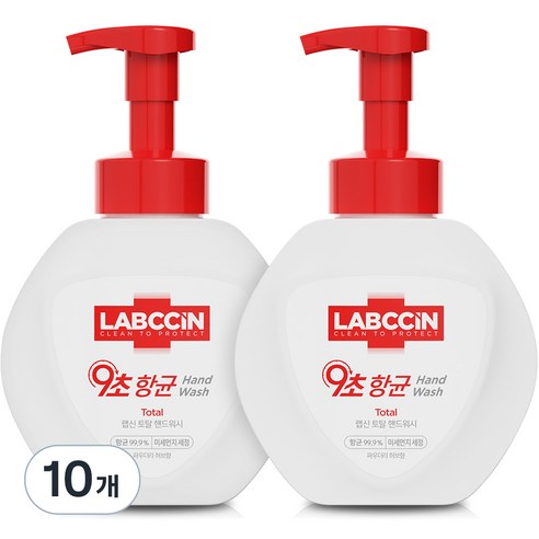 랩신 토탈 핸드워시 파우더리 허브향, 500ml, 10개