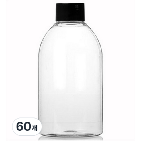PET 밀폐용기 롱탄, 260ml, 60개