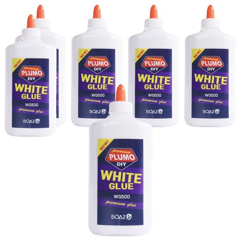 보아스린 글루 슬라임 470ml WG500, 6개, 화이트
