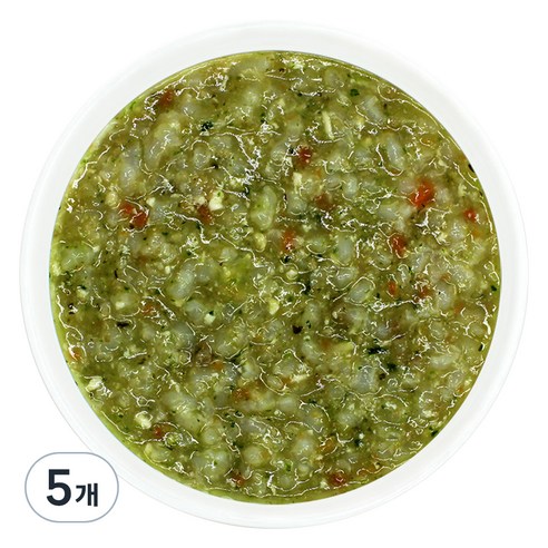 짱죽 유아용 실온이유식 한우두부비타민채죽 중기 죽2 9개월부터, 160g, 5개