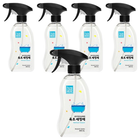 네이쳐러브메레 욕조 세정제, 400ml, 5개