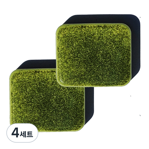 스위트레인 그린티 좁쌀 청소년 트러블 세안 비누 130g 2p + 거품망, 4세트