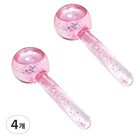 진정 아이스볼 쿨링 마사지기 GB004, 펄핑크, 4개