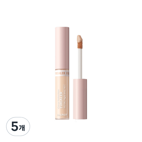 더샘 커버 퍼펙션 픽실러 6.5g, 01 클리어베이지, 5개