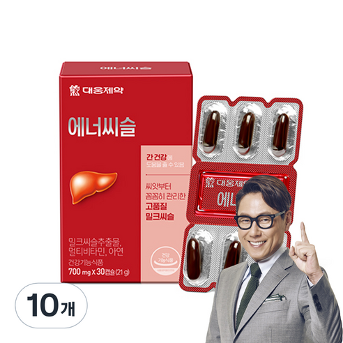 대웅제약 에너씨슬 밀크씨슬, 30정, 10개