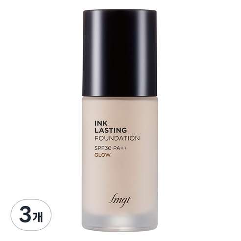 fmgt 잉크래스팅 파운데이션 글로우 30ml, N201 애프리콧 베이지, 3개