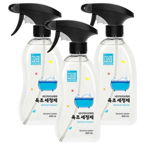 네이쳐러브메레 욕조 세정제, 400ml, 3개