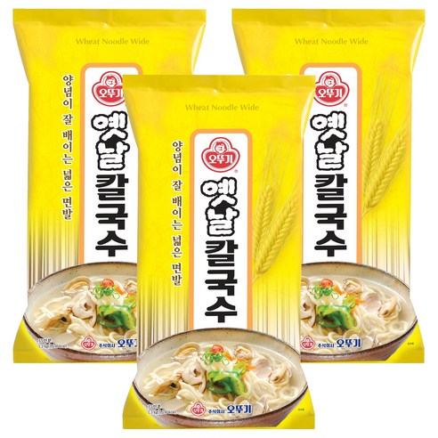 오뚜기옛날 칼국수, 1.5kg, 3개