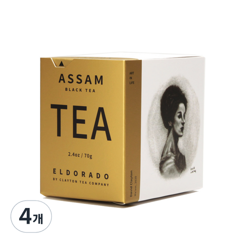 엘도라도 아쌈 홍차, 70g, 4개, 4개