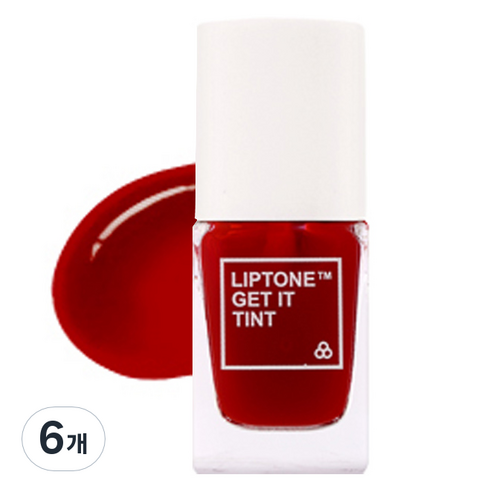 토니모리 립톤 겟잇틴트 9.5g, 4호 레드핫, 6개