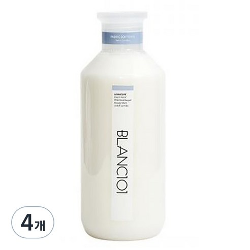 블랑101 섬유유연제 시그니처 본품, 1L, 4개