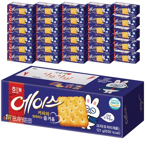 해태제과 에이스, 121g, 30개