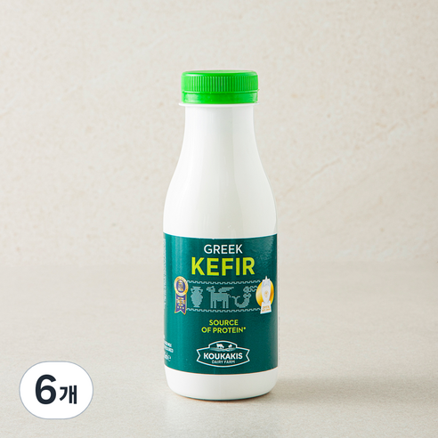 코우카키스 그릭 케피르, 6개, 1개입, 330ml