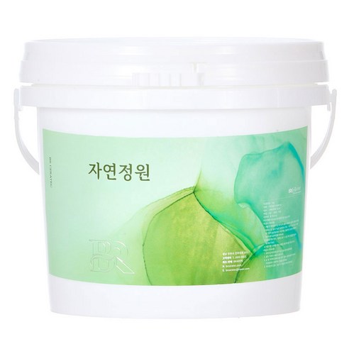 BR세라텍 자연정원 수성페인트, 화이트, 1L, 1개