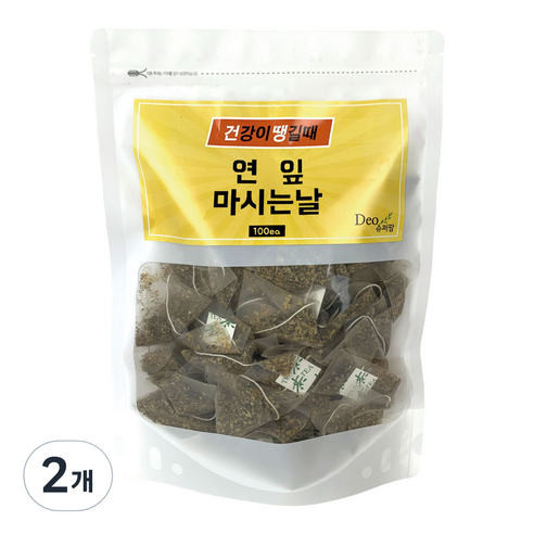 데오슈퍼팜 연잎 마시는날 전통차, 1.3g, 100개입, 2개