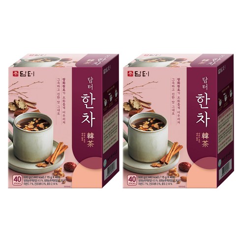 담터 한차, 15g, 40개입, 2개