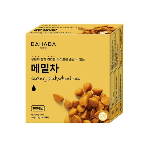 다하다 메밀차, 1.5g, 100개입, 2개 피트네똥차
