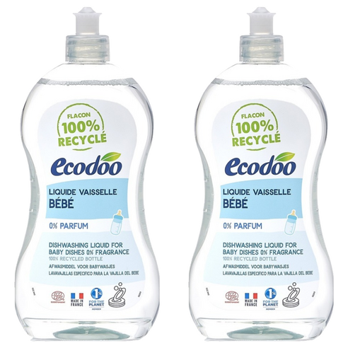 에코두 프랑스 젖병세제 무향, 500ml, 2개