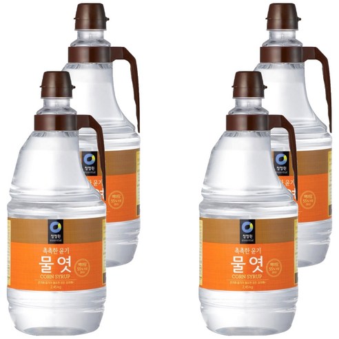 청정원 물엿, 2.45kg, 4개