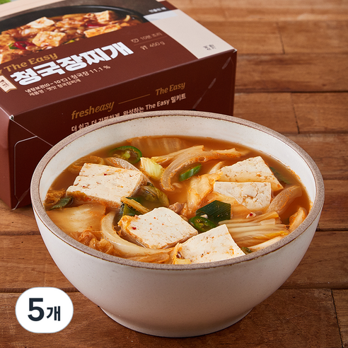 프레시지 The Easy 청국장찌개, 450g, 5개