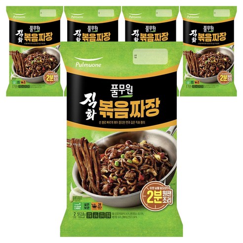 풀무원 직화 볶음 짜장 2인분 512.8g