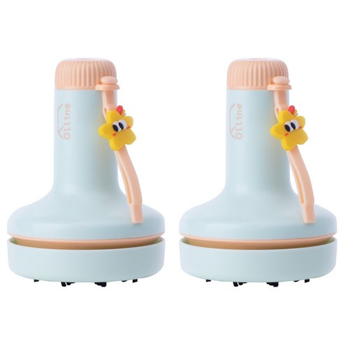 올리네 책상 지우개 충전식 청소기 C타입, 그린, 2개