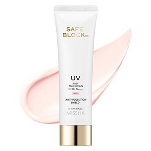 미샤 세이프블록 RX UV 로지 톤업 선크림 SPF50+ PA++++, 50ml, 2개