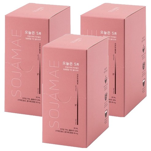 소자매커피 오늘은 5월 콜드브루 파우치, 30ml, 10개입, 3개