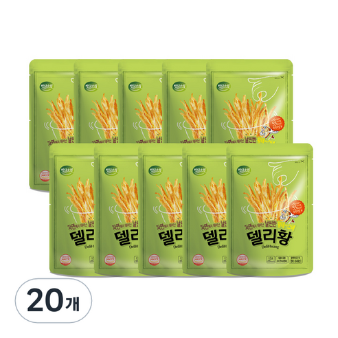 바다소리 델리황 황태스낵 오리지널, 15g, 20개