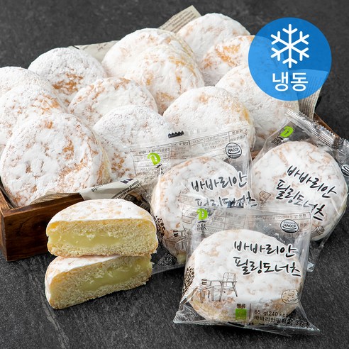 디엔비 바바리안필링 도너츠 30입 (냉동), 65g, 30개