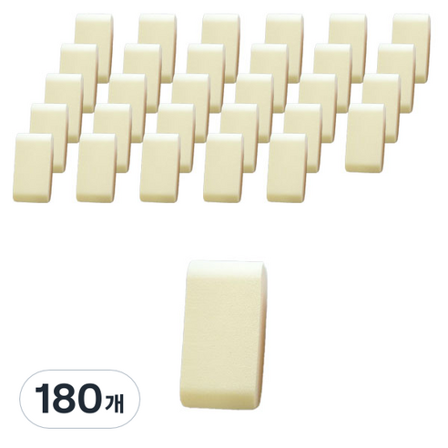 스펀지팝 하이드로 스펀지 대용량, 노랑, 180개