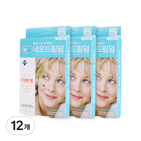 네오드림덤 사각형 스팟패치, 1개입, 12개