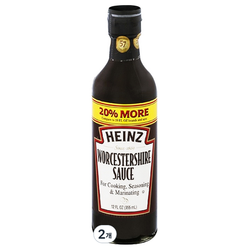 하인즈 우스타소스, 355ml, 2개