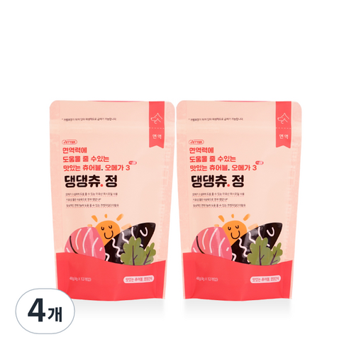 베터 댕댕츄정 오메가3 강아지 영양제 12p 48g, 면역, 4개
