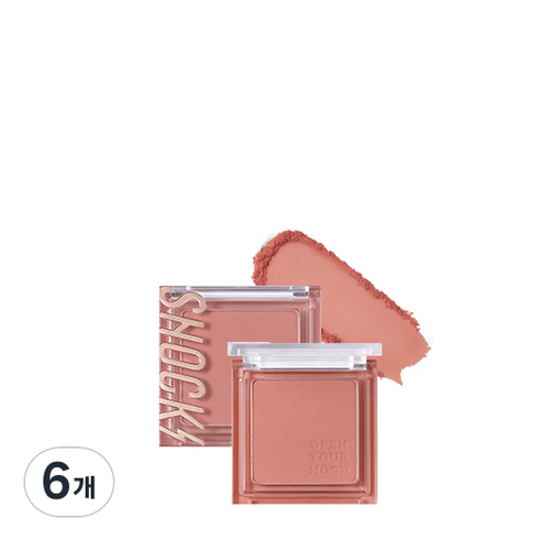 토니모리 더 쇼킹 스핀오프 블러셔 5.5g, 03 탠쥬쥬브, 6개