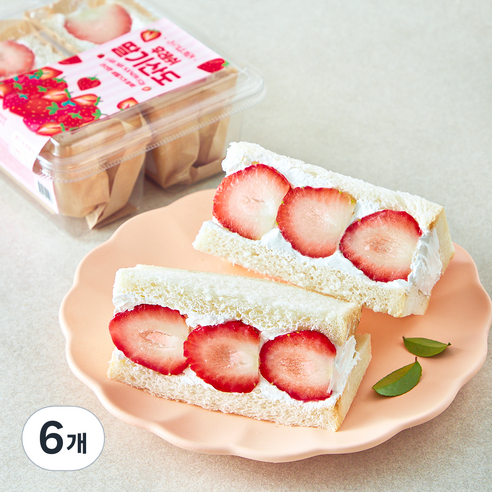 조르니키친 후레쉬 딸기산도 2개입, 160g, 6개