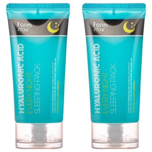 팜스테이 히아루론산 에브리 나이트 슬리핑 팩, 2개, 120ml