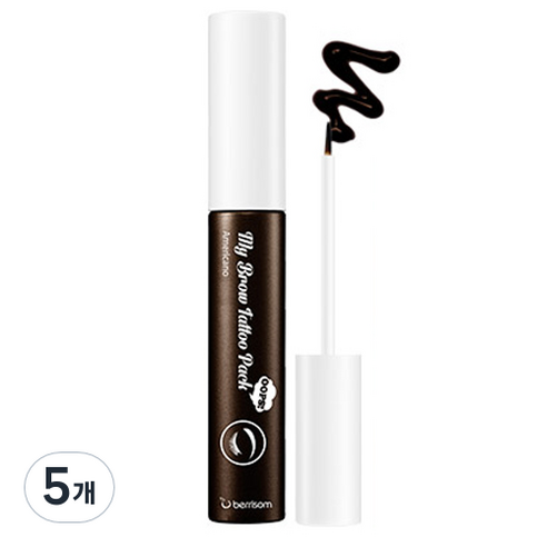 베리썸 브로우 타투팩 아이브로우 10g, 아메리카노, 5개