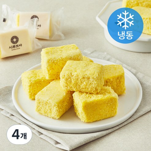 시루조아 단호박 품은 설기 (냉동), 450g, 4개