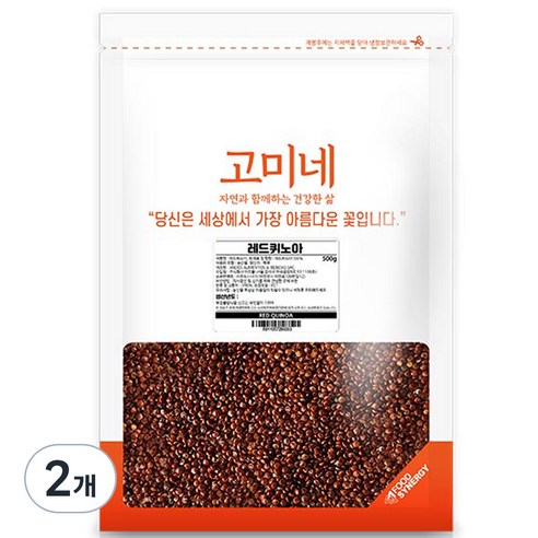 고미네 레드 퀴노아, 500g, 2개